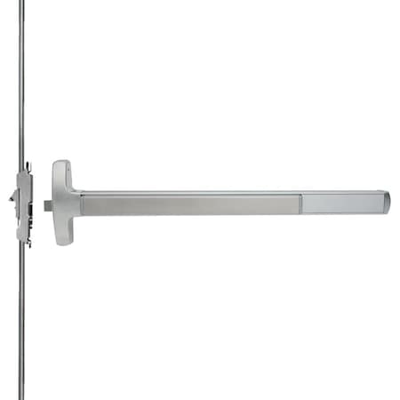 Falcon Exit Device, Brass or Bronze, Satin Chrome, Concealed Vertical Rod Exit Devices F-24-C-EO 3 26D